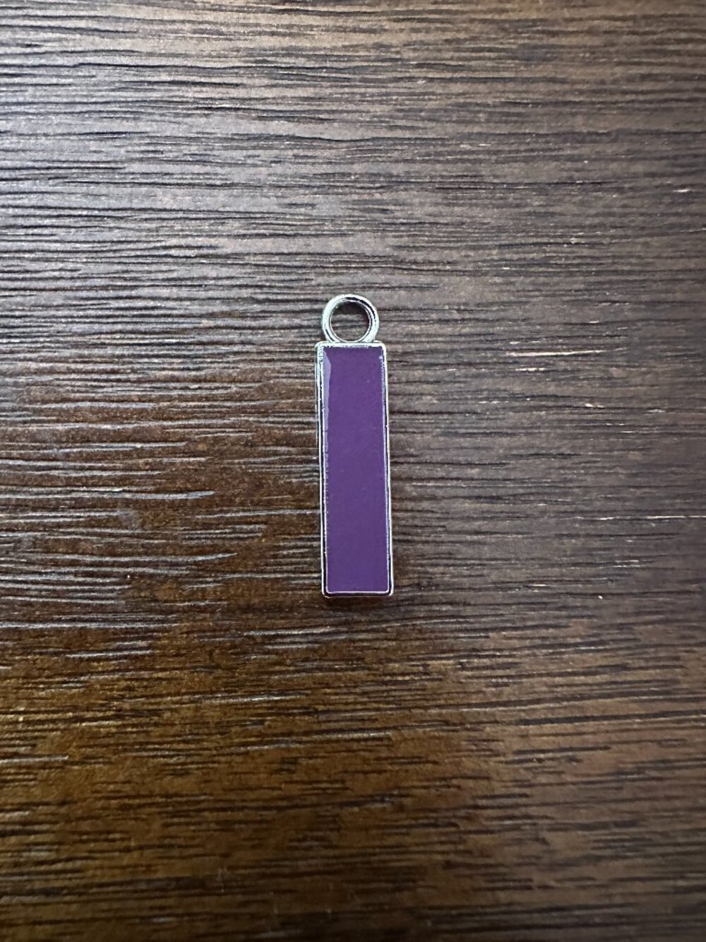 WEIGHT WATCHERS 10 Pound Weight Loss Milestone Charm Key Tag Enamel Dark Purple